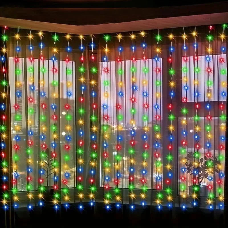 GlowDrape Curtain Lights