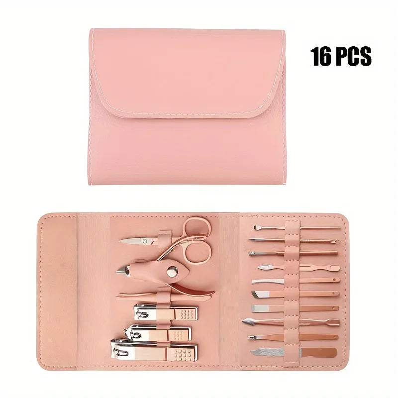 PrecisionPro 16-Piece Manicure & Pedicure Kit