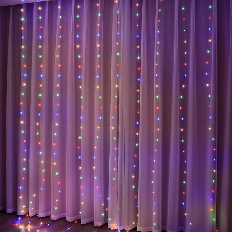 GlowDrape Curtain Lights