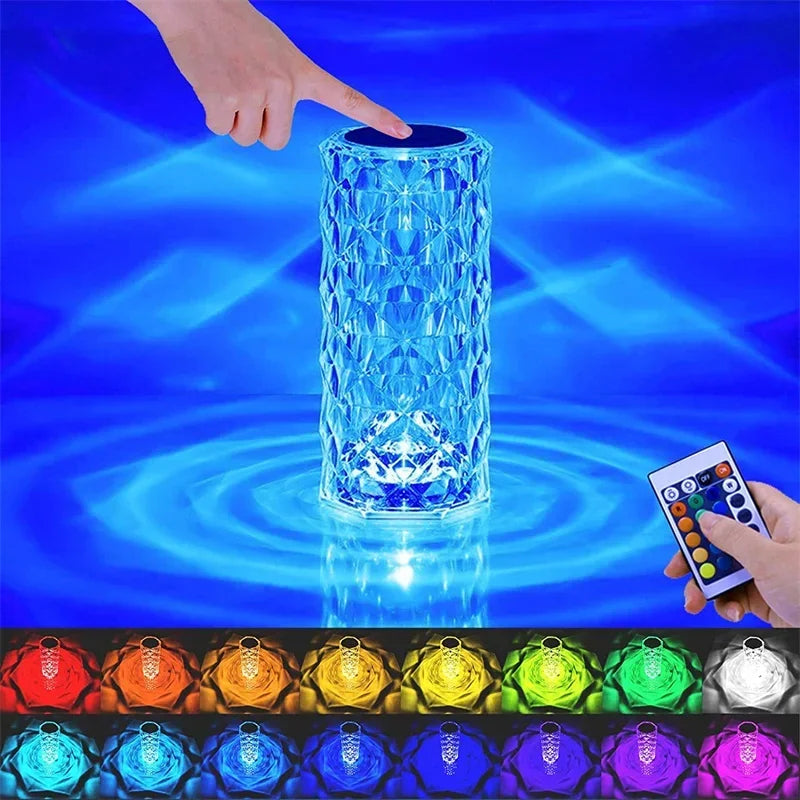 LumiRose Crystal Lamp