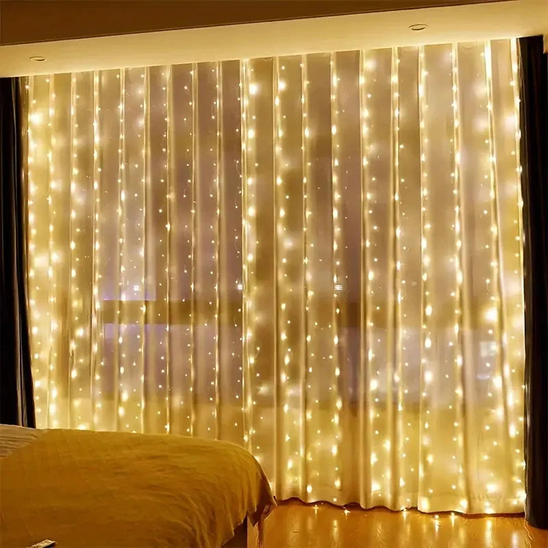 GlowDrape Curtain Lights